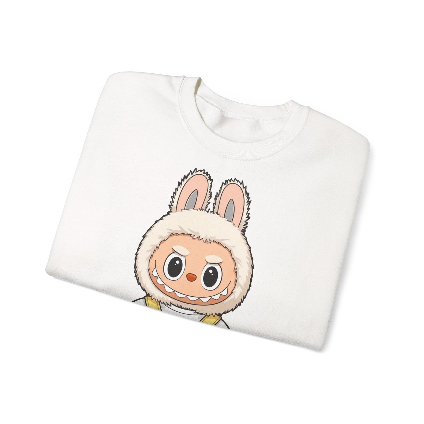 Felpa Unisex Labubu Teddy Overalls – Sweatshirt - Streetwear Heavy Blend™.