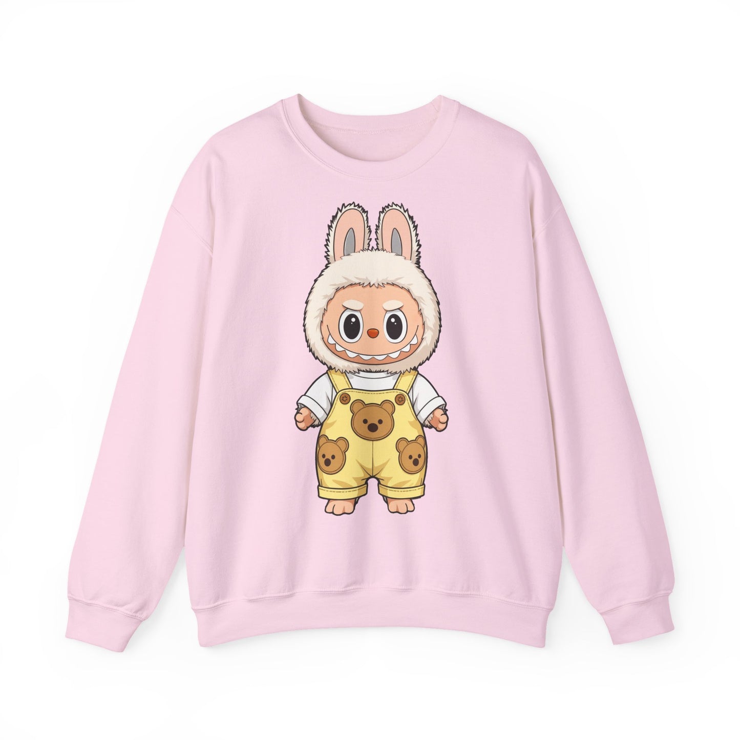 Felpa Unisex Labubu Teddy Overalls – Sweatshirt - Streetwear Heavy Blend™.