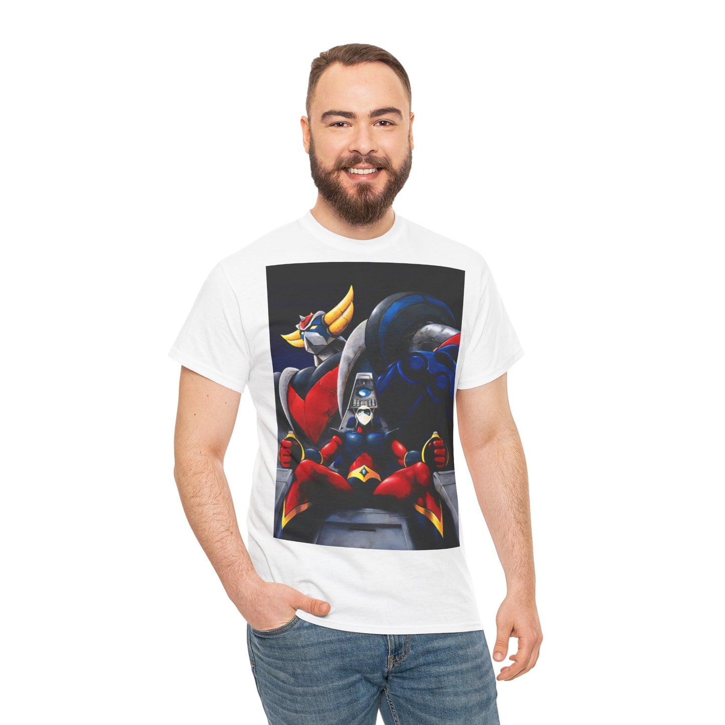 T-Shirt Goldrake UFO Robot e Actarus – Maglia in Cotone 100% Etico, Comfort e Stile Anni ’80