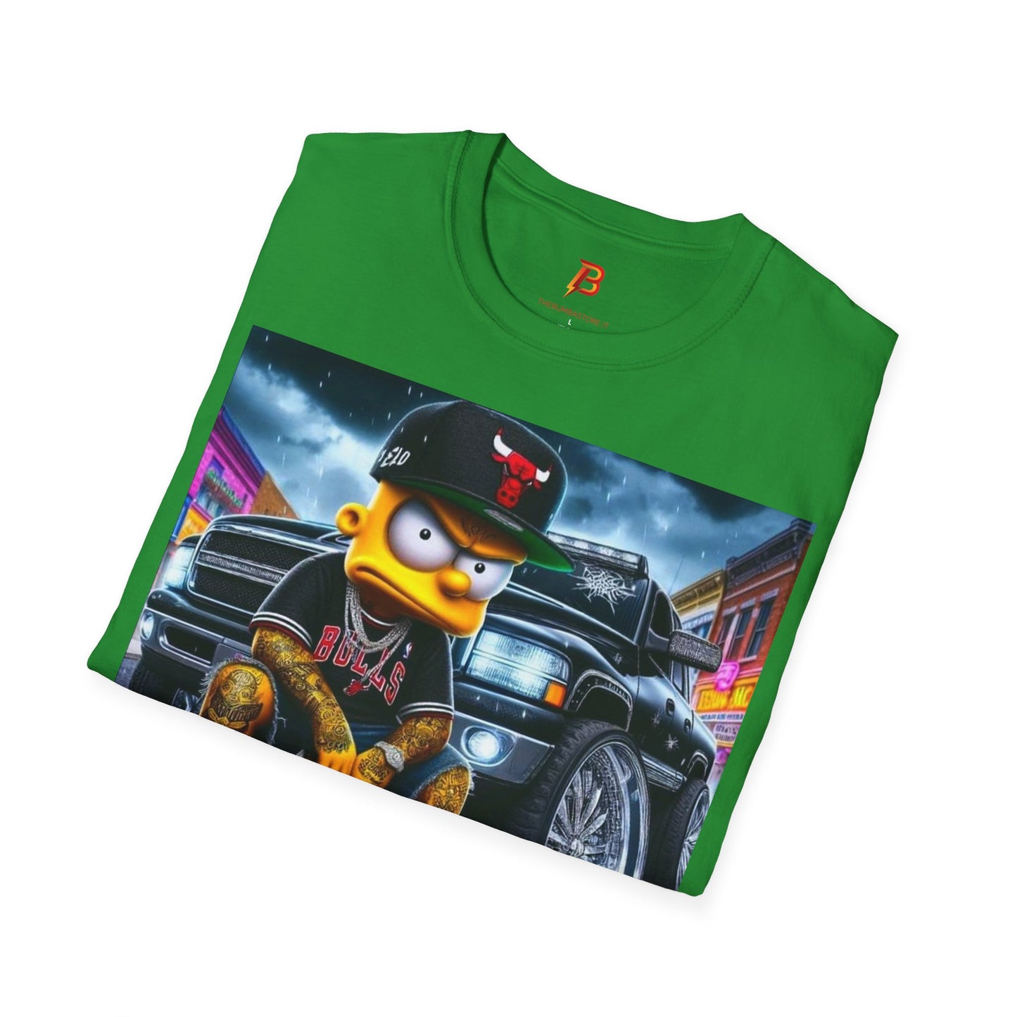 T-Shirt Unisex Bart Simpson Streetwear – Maglietta Urban Hip Hop | Cultura Pop & Moda Anni ’90