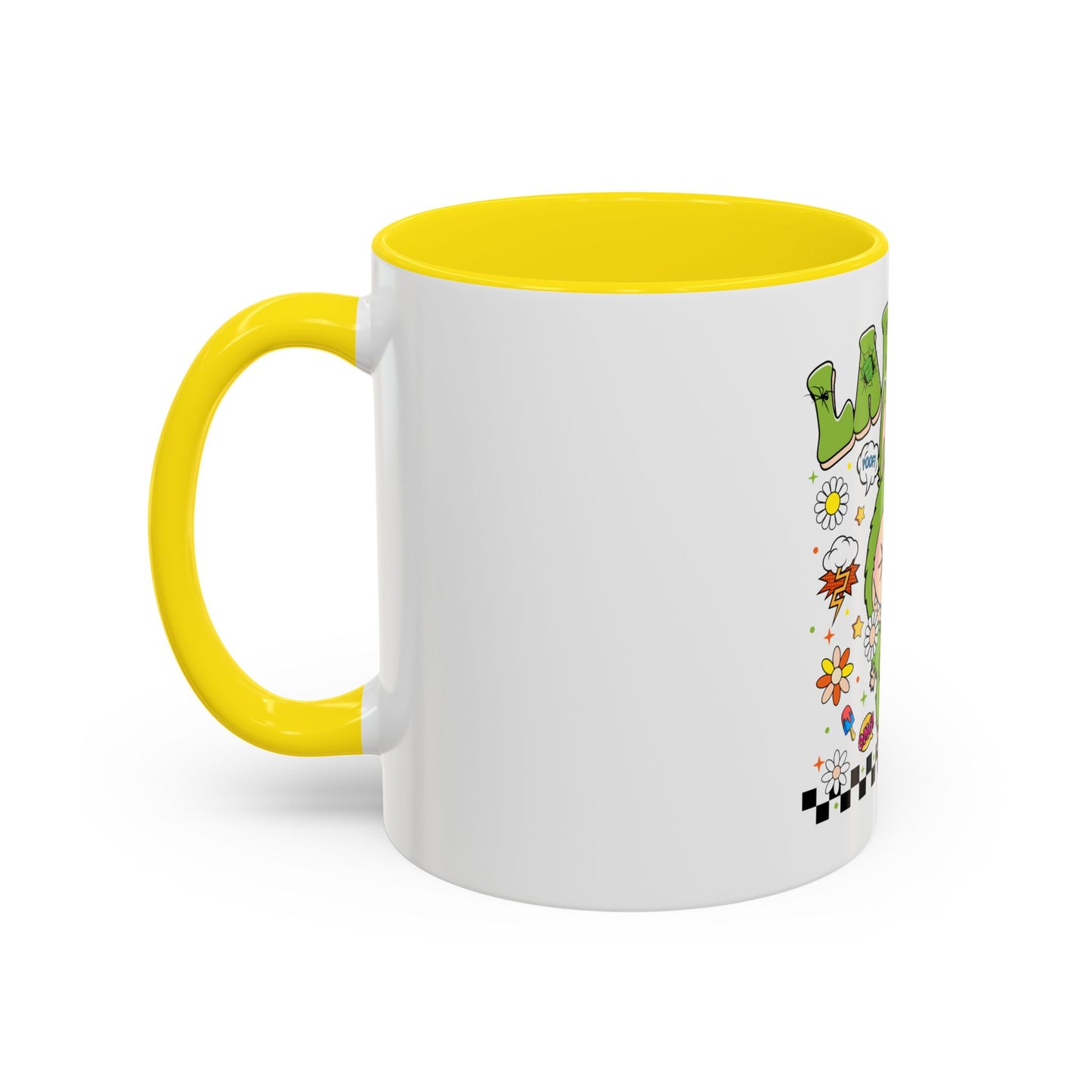 Tazza Labubu Pop Art | Tazza Colorata in Ceramica 315 ml – Collezione Personalizzabile.
