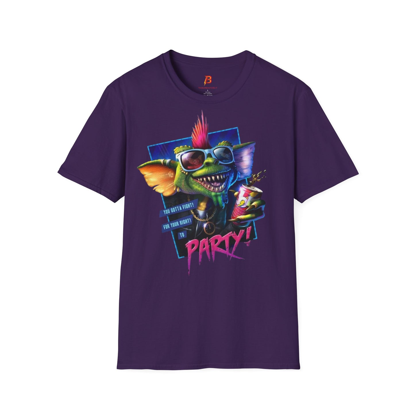 T-Shirt Unisex Gremlins Party – Maglietta Punk Colorata | Streetwear Festa & Cultura Pop.
