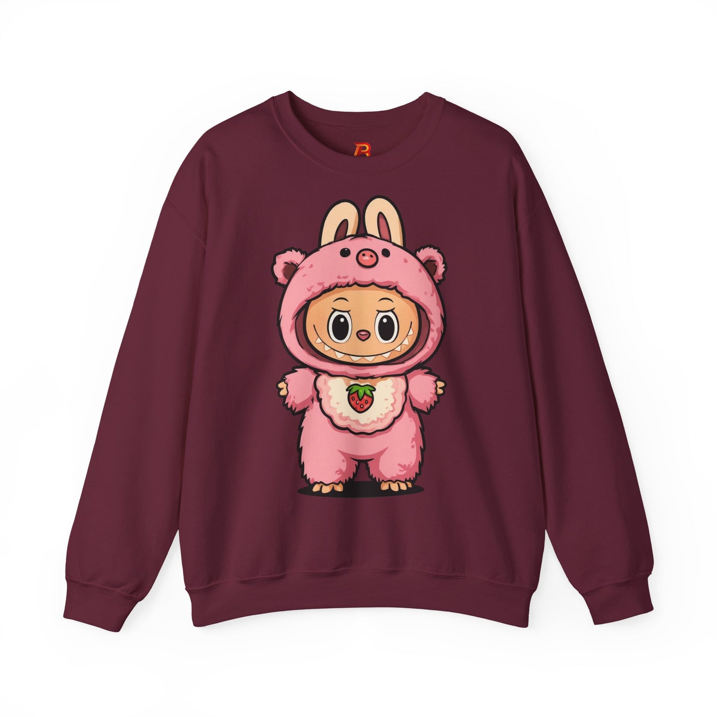 Felpa Unisex Labubu Rosa – Sweatshirt Streetwear Casual, Comfort e Stile Giocoso.