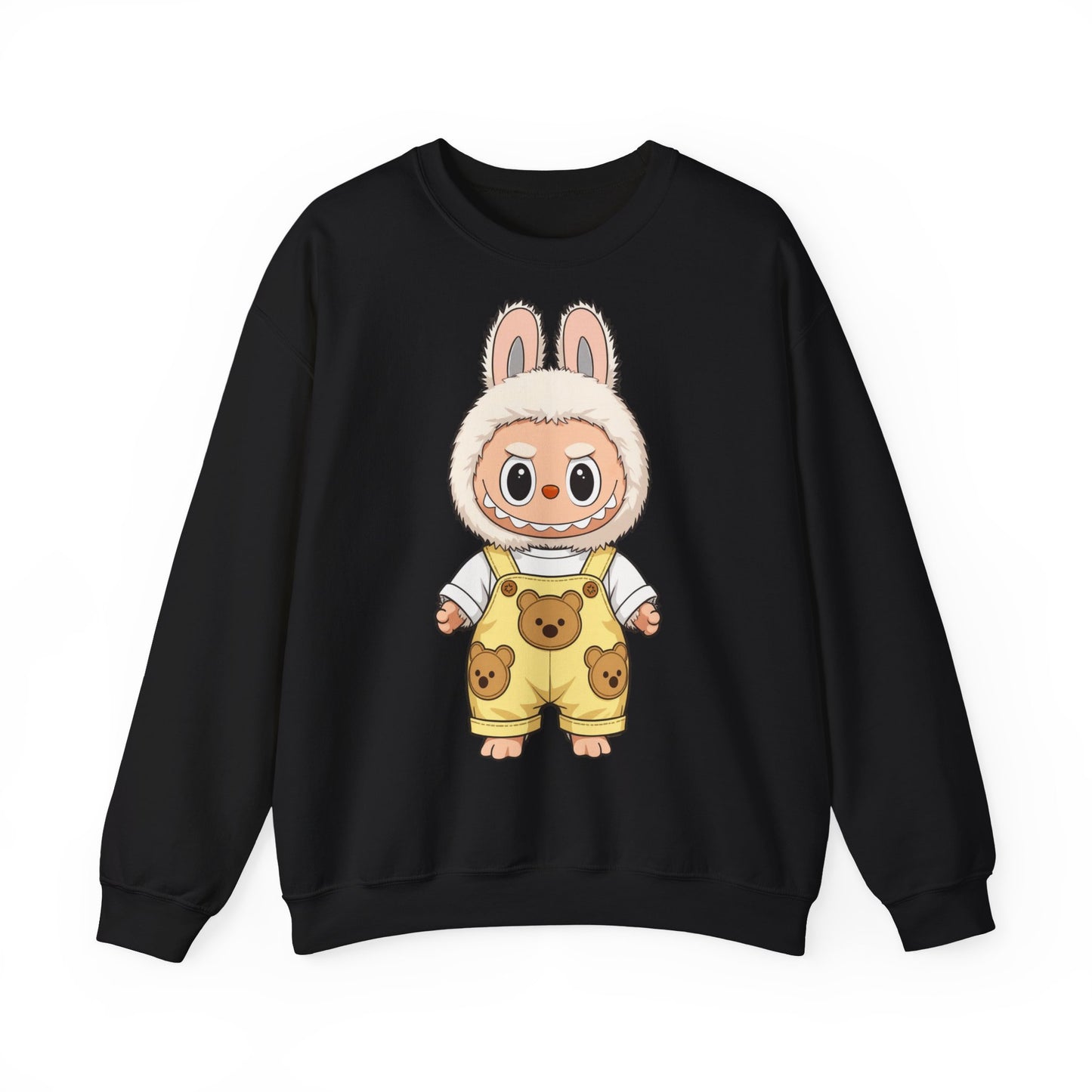 Felpa Unisex Labubu Teddy Overalls – Sweatshirt - Streetwear Heavy Blend™.