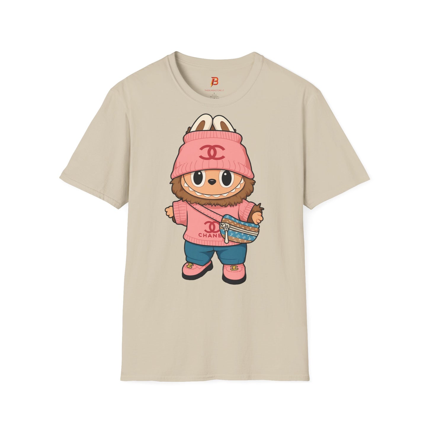 T-Shirt Unisex Labubu Softstyle – Outfit Streetwear  Kawaii.