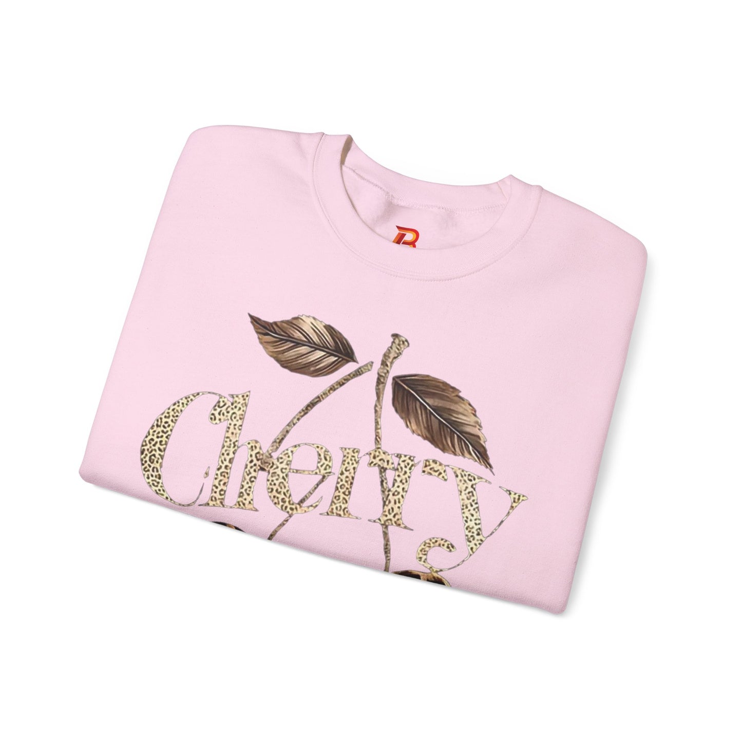 Felpa Unisex "Cherry Leopard" – Stampa Ciliegie Animalier, Stile Streetwear alla Moda.