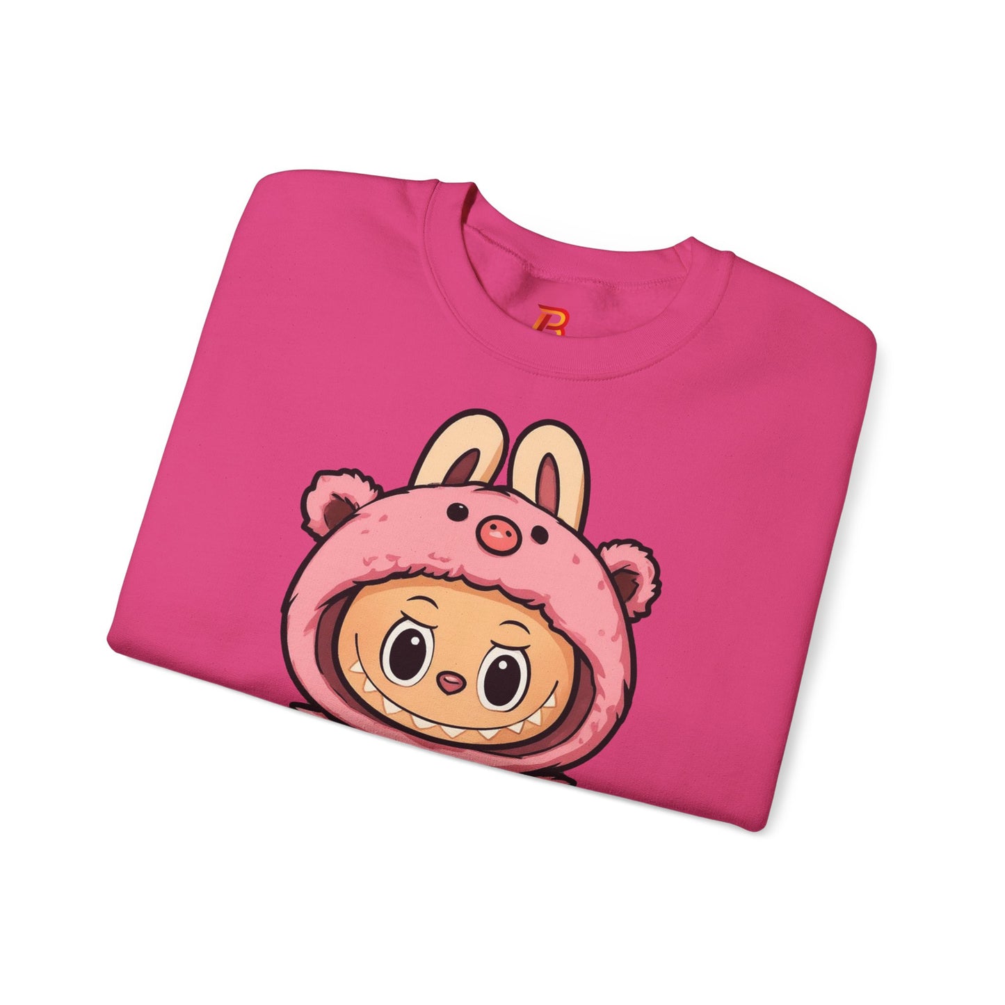Felpa Unisex Labubu Rosa – Sweatshirt Streetwear Casual, Comfort e Stile Giocoso.