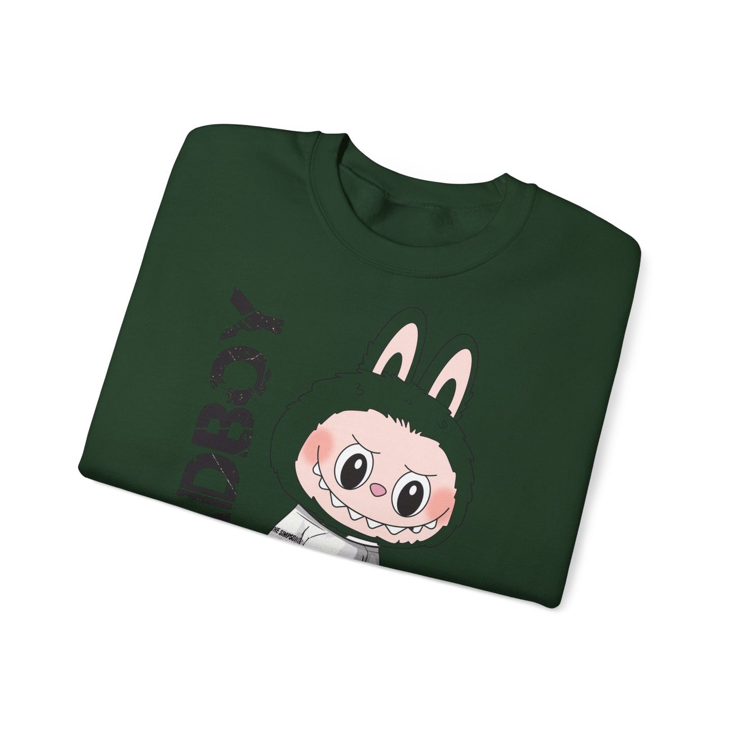 Felpa Unisex Labubu BADBOY – Streetwear Casual Heavy Blend.