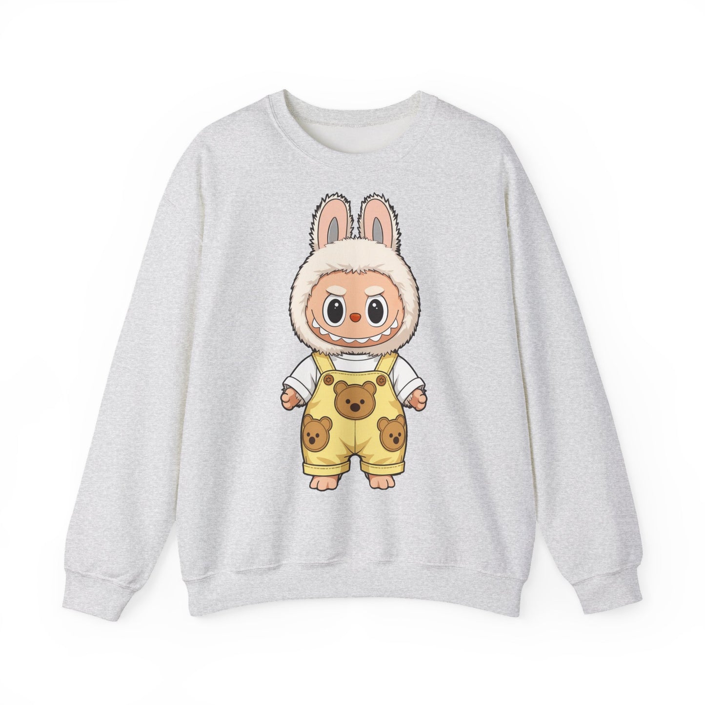 Felpa Unisex Labubu Teddy Overalls – Sweatshirt - Streetwear Heavy Blend™.