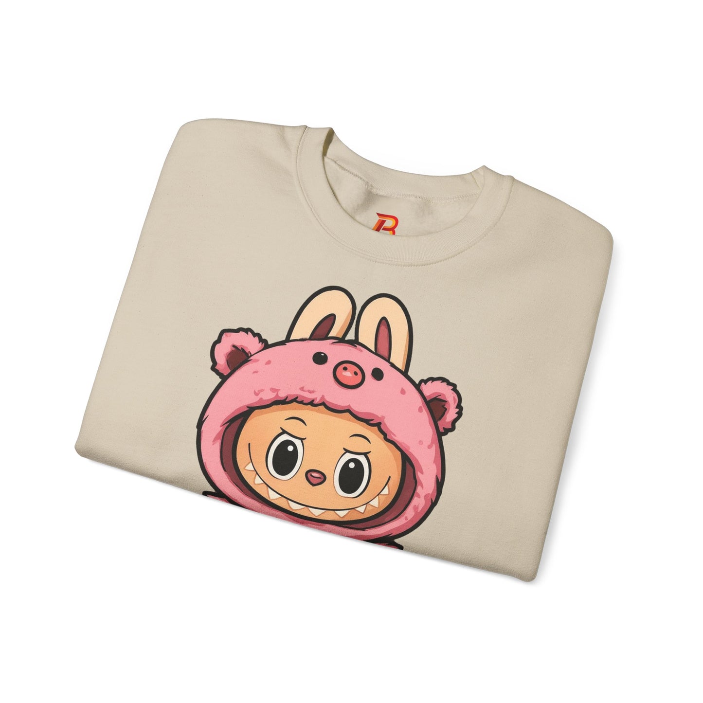 Felpa Unisex Labubu Rosa – Sweatshirt Streetwear Casual, Comfort e Stile Giocoso.