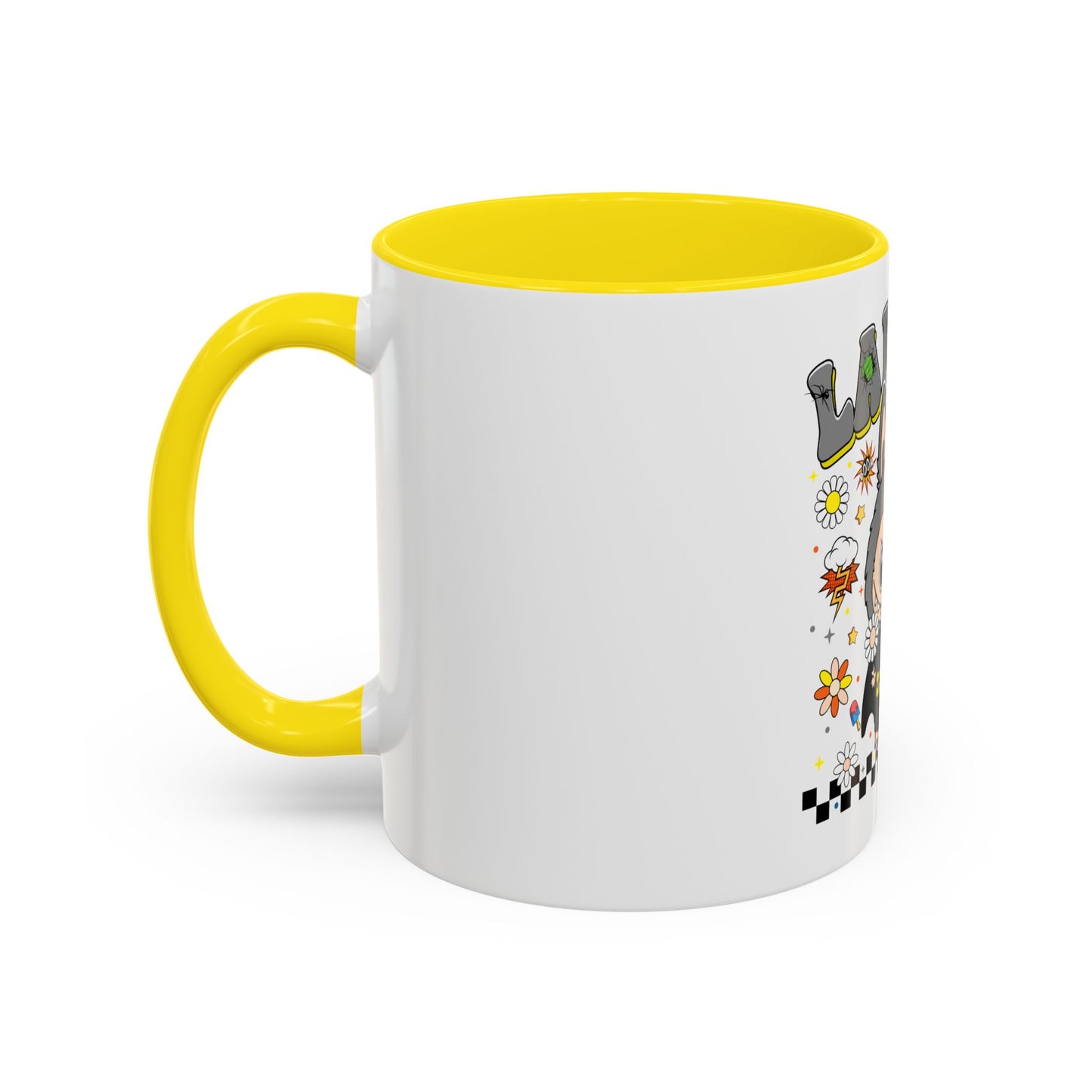 Tazza Labubu Pop Art | Tazza Colorata in Ceramica 315 ml – Collezione Personalizzabile.