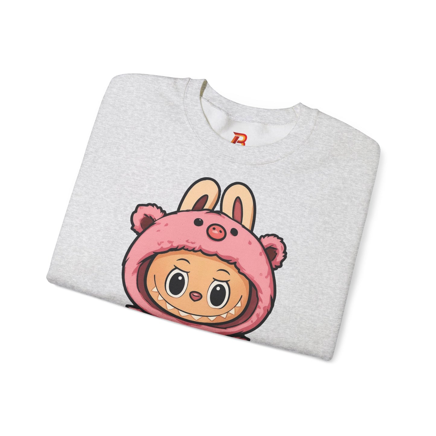 Felpa Unisex Labubu Rosa – Sweatshirt Streetwear Casual, Comfort e Stile Giocoso.