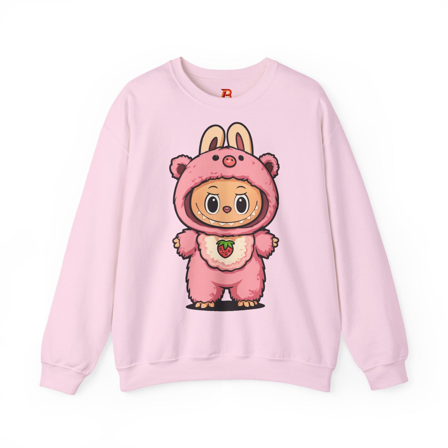 Felpa Unisex Labubu Rosa – Sweatshirt Streetwear Casual, Comfort e Stile Giocoso.
