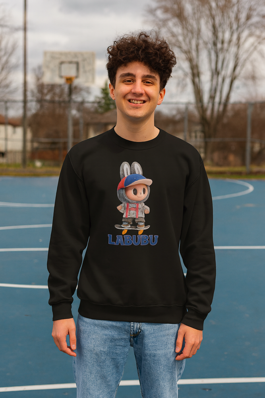 Felpa Unisex Labubu Streetwear – Moda Casual Comoda e Alla Moda.