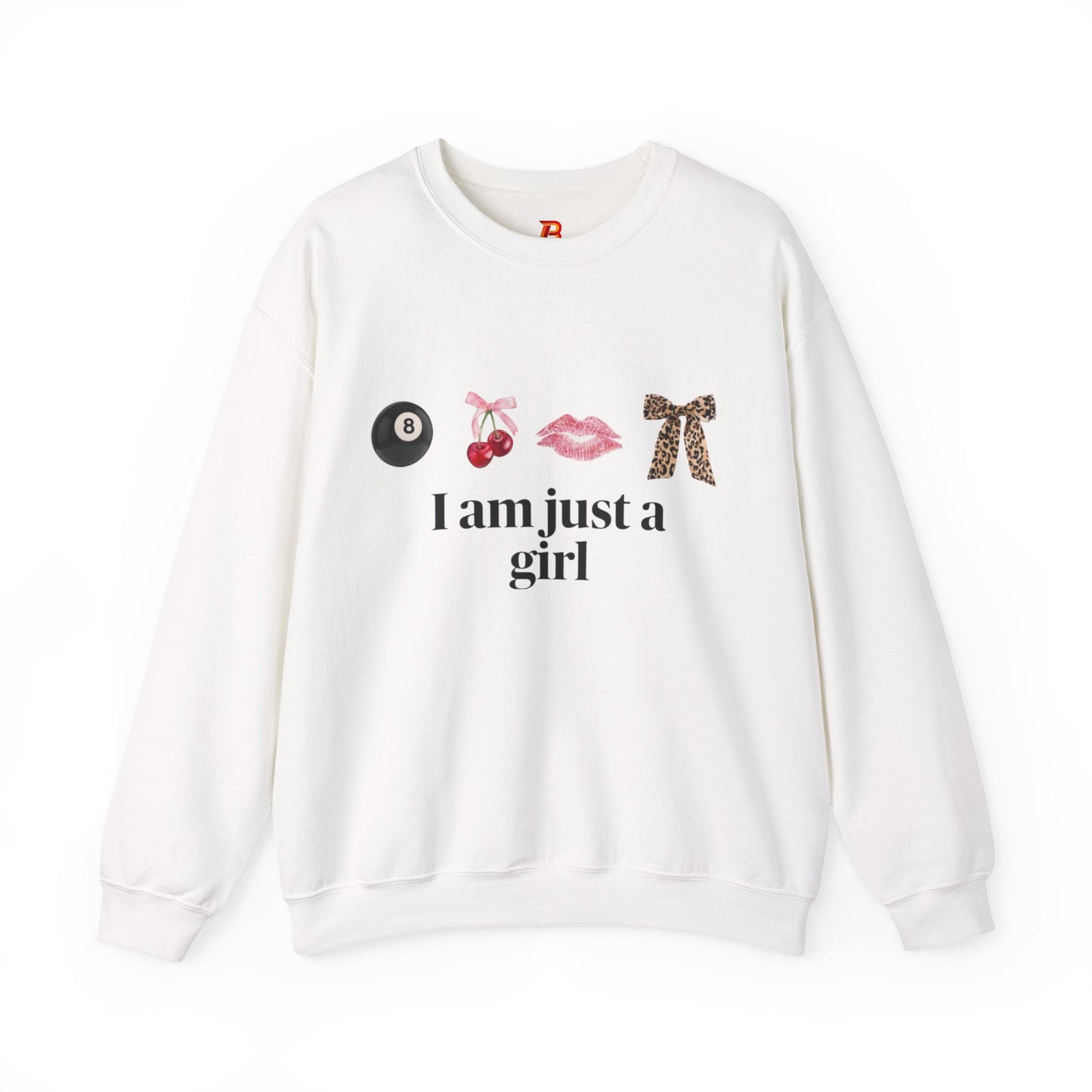 Felpa “I Am Just a Girl” – Stampa DTG di Alta Qualità | Moda Donna Trendy e Comoda.