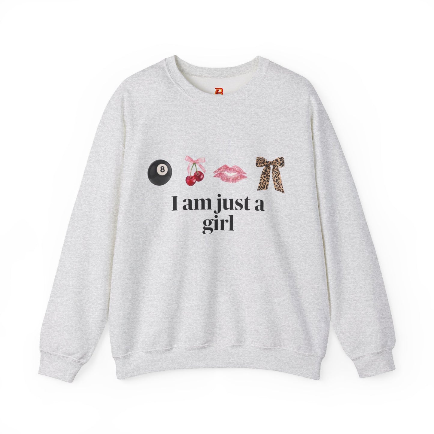 Felpa “I Am Just a Girl” – Stampa DTG di Alta Qualità | Moda Donna Trendy e Comoda.