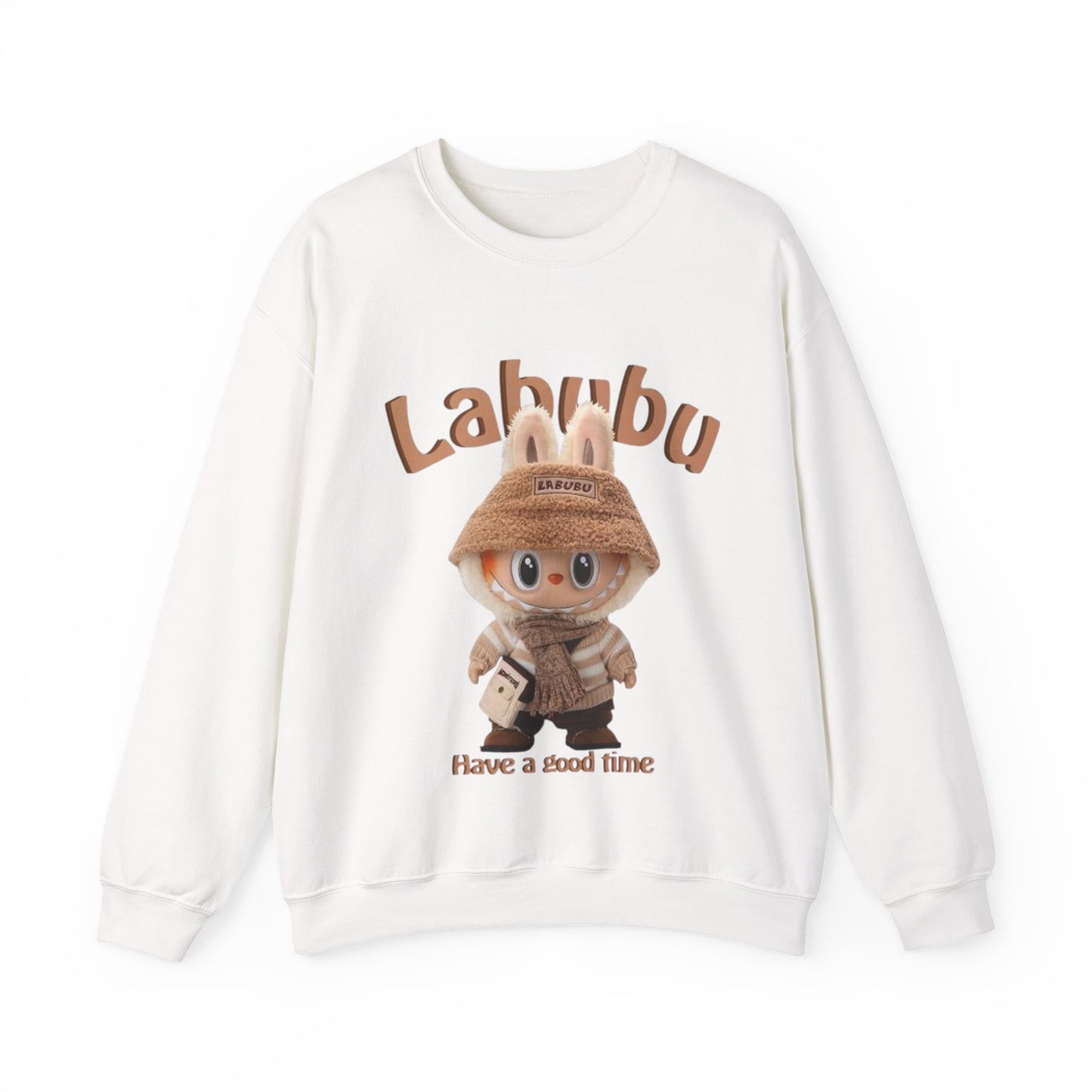 Felpa Unisex Labubu Have a Good Time – Streetwear Casual Heavy Blend.