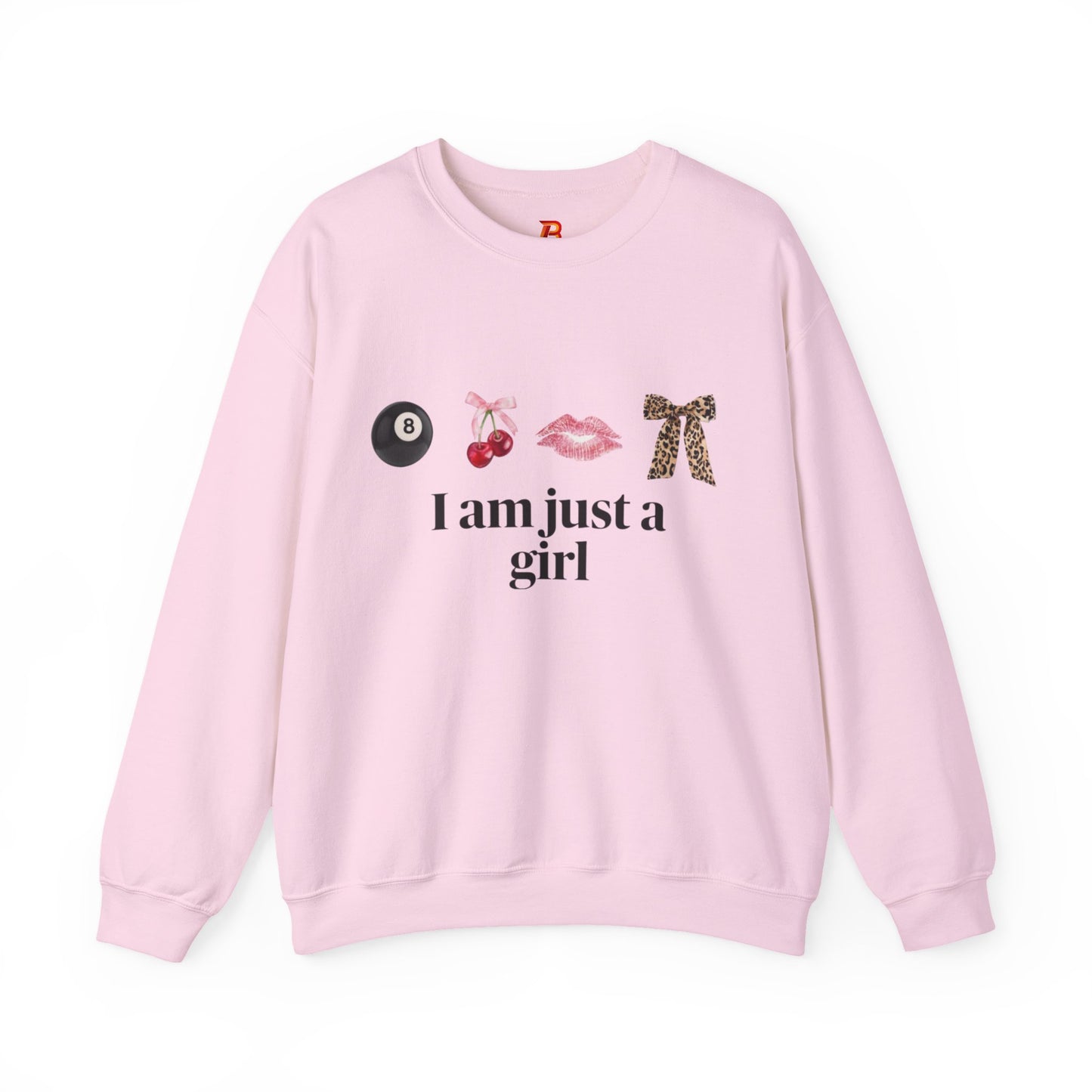Felpa “I Am Just a Girl” – Stampa DTG di Alta Qualità | Moda Donna Trendy e Comoda.