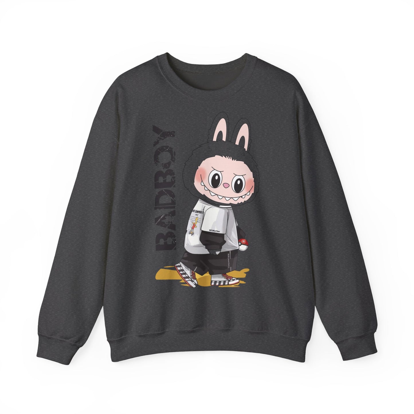 Felpa Unisex Labubu BADBOY – Streetwear Casual Heavy Blend.