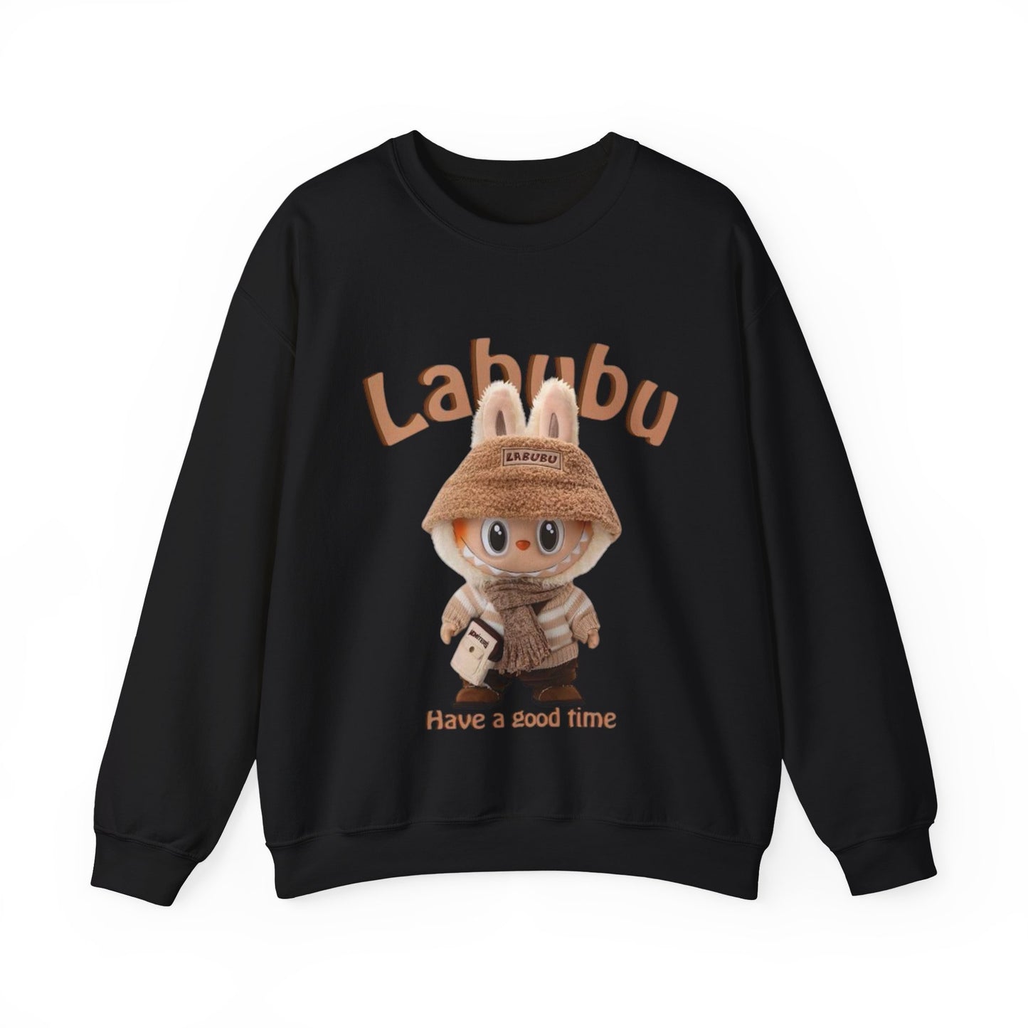 Felpa Unisex Labubu Have a Good Time – Streetwear Casual Heavy Blend.