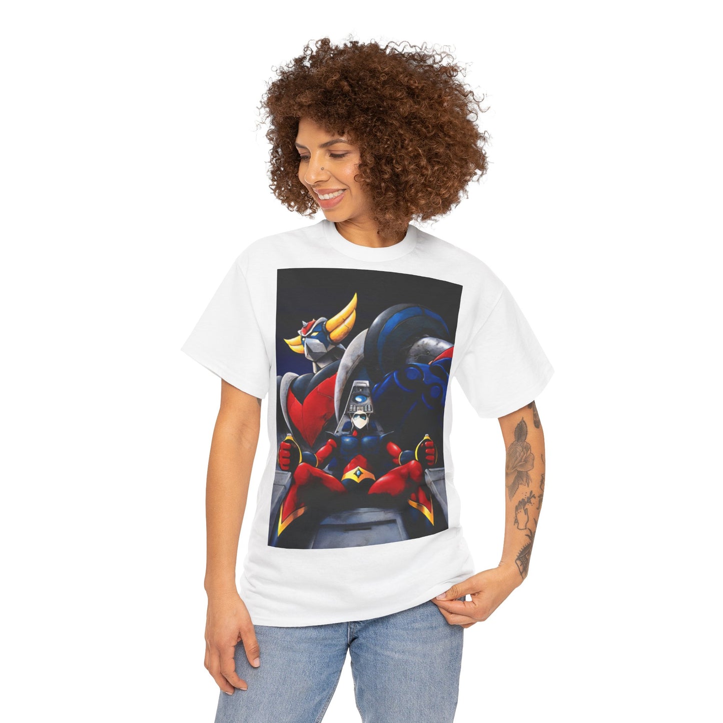 T-Shirt Goldrake UFO Robot e Actarus – Maglia in Cotone 100% Etico, Comfort e Stile Anni ’80