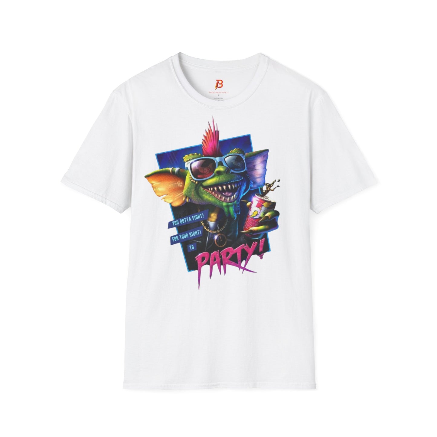 T-Shirt Unisex Gremlins Party – Maglietta Punk Colorata | Streetwear Festa & Cultura Pop.