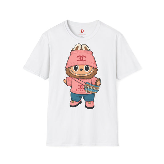 T-Shirt Unisex Labubu Softstyle – Outfit Streetwear Kawaii.