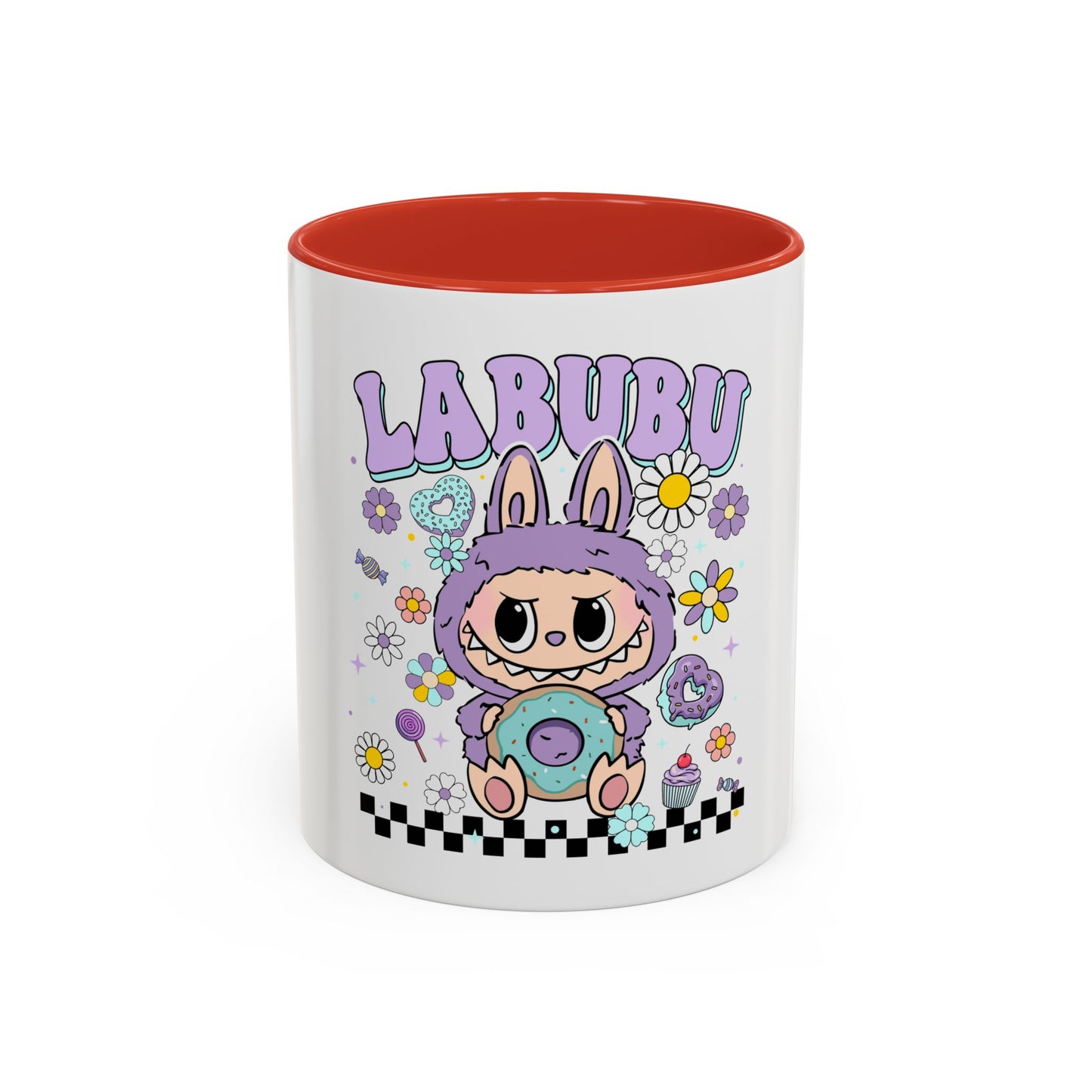 Tazza Labubu Pop Art | Tazza Colorata in Ceramica 315 ml – Collezione Personalizzabile.