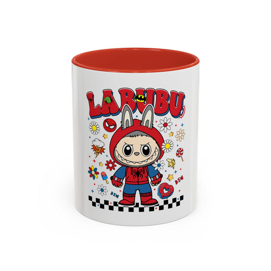 Tazza Labubu Pop Art | Tazza Colorata in Ceramica 315 ml – Collezione Personalizzabile.