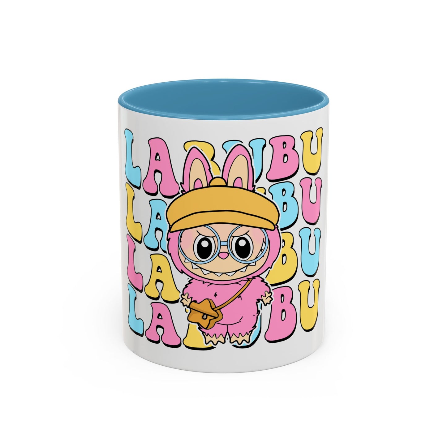Tazza Labubu Pop Art | Tazza Colorata in Ceramica 315 ml – Collezione Personalizzabile.
