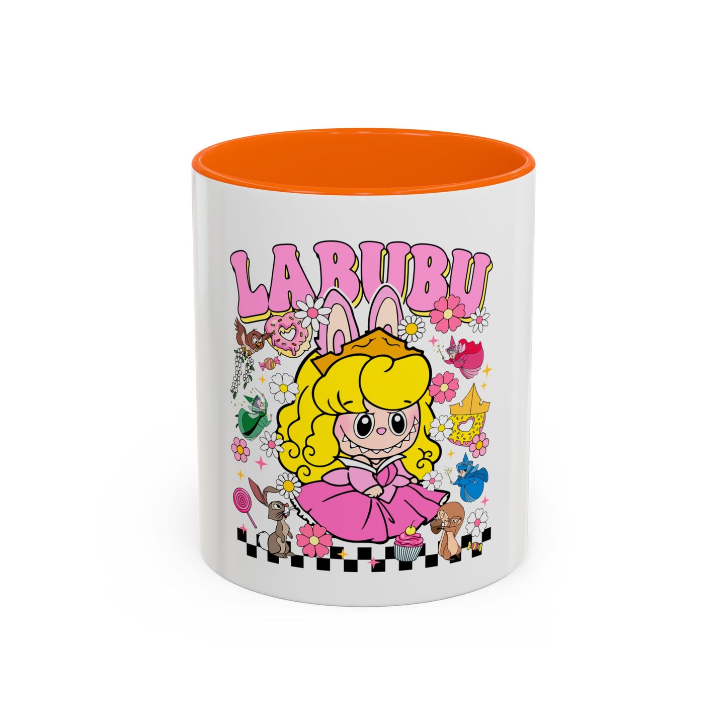 Tazza Labubu Pop Art | Tazza Colorata in Ceramica 315 ml – Collezione Personalizzabile.