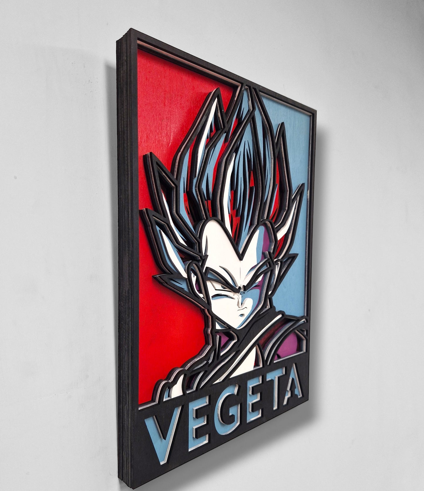 Quadro Dragon Ball Vegeta.